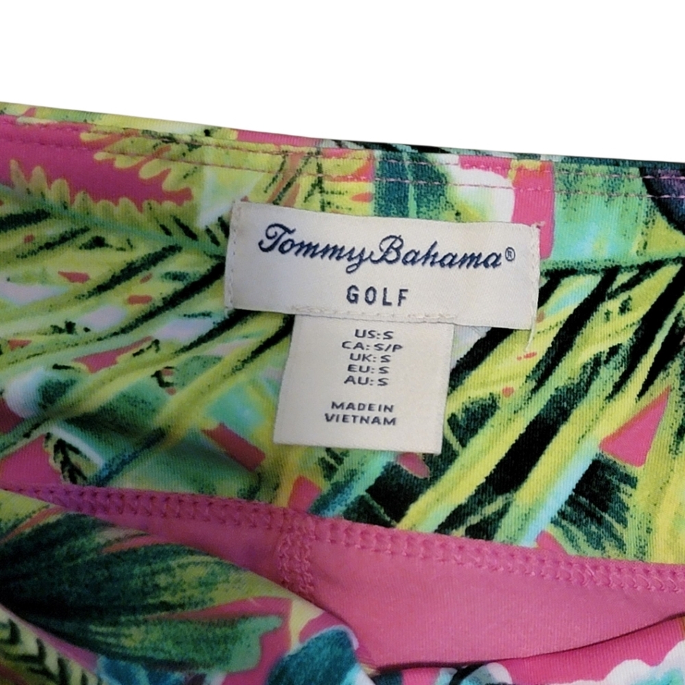 Tommy Bahama Golf Skort‎ Pink and Green Floral Print Size S - Picture 3 of 8